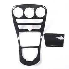 Load image into Gallery viewer, 2Pcs/Set Car Center Console Gear Shift Panel Cover Trim Carbon Fiber Pattern For Mercedes Benz C GLC 15-18