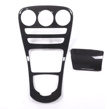 Load image into Gallery viewer, 2Pcs/Set Car Center Console Gear Shift Panel Cover Trim Carbon Fiber Pattern For Mercedes Benz C GLC 15-18