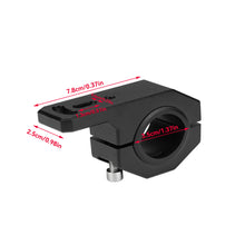 Load image into Gallery viewer, Aluminum Alloy Motorcycle Bumper Spotlight Auxiliary Lamp Bracket LED Head Light Tube Clamp Mount Kit