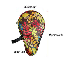 Load image into Gallery viewer, Maple Leaf Table Tennis Racket Gourd Shape Storage Bag With Independent Ball Bag Oxford Cloth Waterproof Wear-Resistant Racket Protection Bag