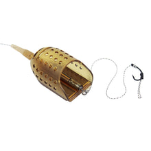 Load image into Gallery viewer, 1PC 30/40/50G Carpfishing Boat Type Bait Cage With Lead Drop Counterweight Wild Fishing Nest Breaker Feeder Fishing Accessories