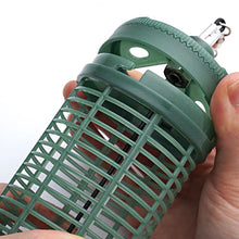 Load image into Gallery viewer, 1PC Adjustable Fluorescence Sea Fishing Bait Cage Plastic Nesting Cage With Figure-Eight Ring And Power Spring Fishing Supplies