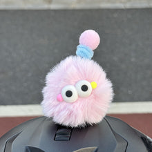 Load image into Gallery viewer, Motorcycle Helmet Decoration Mini Little Coal Ball Doll Sticker Helmet Decor for Motorbike Bicycle Headwear Accessories