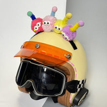 Load image into Gallery viewer, Motorcycle Helmet Decoration Mini Little Coal Ball Doll Sticker Helmet Decor for Motorbike Bicycle Headwear Accessories