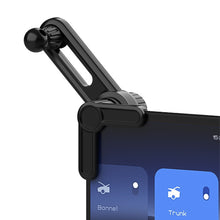 Load image into Gallery viewer, Adjustable Car Central Control Fixed Phone Brackets Navigation Screen Holder Mount with 17mm Ball Base Automobile Fixed Base