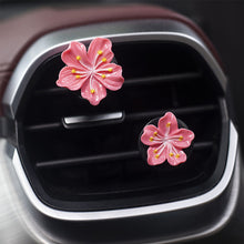 Load image into Gallery viewer, Car Interior Peach Flower Daisy Flower Perfume Clip Car Aromatherapy Air Conditioner Fresh Car Decoration Auto Aromatizante Para