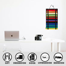 Load image into Gallery viewer, Wall Mounted Taekwondo Belt Display Rack 12 Belts Karate Belt Display Rack Hang Karate Belt Display Martial Arts Belts Organizer
