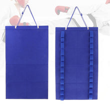 Load image into Gallery viewer, Wall Mounted Taekwondo Belt Display Rack 12 Belts Karate Belt Display Rack Hang Karate Belt Display Martial Arts Belts Organizer