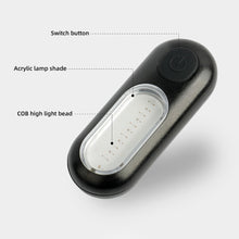 Load image into Gallery viewer, Bicycle High brightness COB Led Tail Light Bright Rear Red Bike Light USB Rechargeable Cycling Safety Lamp for Night Riding Lighting