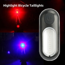 Load image into Gallery viewer, Bicycle High brightness COB Led Tail Light Bright Rear Red Bike Light USB Rechargeable Cycling Safety Lamp for Night Riding Lighting