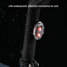 Load image into Gallery viewer, Mini Bicycle USB Rechargerable Taillight Motorcycle Flash Light Waterproof Night Riding Warning Light 7 Colors Safty LED Cycling Light
