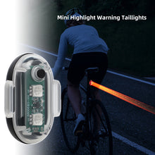 Load image into Gallery viewer, Mini Bicycle USB Rechargerable Taillight Motorcycle Flash Light Waterproof Night Riding Warning Light 7 Colors Safty LED Cycling Light