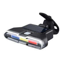 Load image into Gallery viewer, Bicycle Solar Taillight Rear Light Road Safety Light Ultra-bright Bike Taillight Waterproof Rechargeable 7 Modes Easy Install Ideal for Cyclists