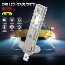 Load image into Gallery viewer, 1PC H1 H3 H7 Car LED Headlight Bulb 50W CSP Car Automobile Headlamp Fanless Light Auto Diode Fog Lamps 12V 6000K 