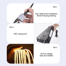 Load image into Gallery viewer, Car Triangle Window Modified Triangle Window Decorative Light Atmoshpere Light For Tesla Model Y 2019-2024