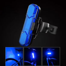 Load image into Gallery viewer, Night Bicycle Tail Light Outdoor Highlight USB Charging Mountain Led Warning Cycling Lights Tail Lamp Bicycle Accessories