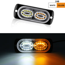 Load image into Gallery viewer, 12v 24v Car Led Strobe Light Flashing Grille Lights Emergency Light 24led Warn Light Lights For Car Truck Strobe Led Light
