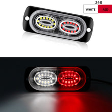 Load image into Gallery viewer, 12v 24v Car Led Strobe Light Flashing Grille Lights Emergency Light 24led Warn Light Lights For Car Truck Strobe Led Light