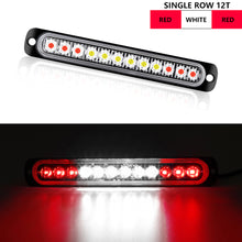 Load image into Gallery viewer, 12LED Car Strobe Warning Light Cheap Strobe Grille Flashing Lightbar Truck Car Beacon Lamp Amber Traffic Clearance Light