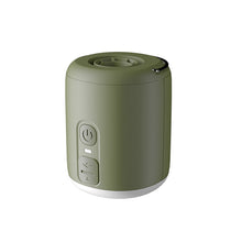 Load image into Gallery viewer, Electric Air Pump Ultralight Portable Wireless Air Compressor Inflator/Deflator Pumps with Camping Lantern for Air Cushion Beds