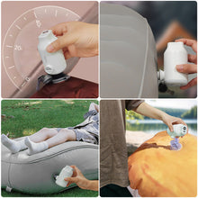 Load image into Gallery viewer, Portable Outdoor Inflatable Pump Inflatable Bed Sofa Inflatable Pillow Swimming Ring Storage Bag Quickly Inflatable Large Pressure Air Flow