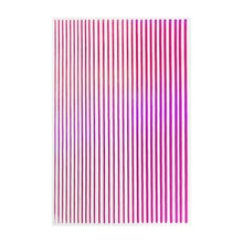 Load image into Gallery viewer, Fashion Nail Enhancement Sticker Line Cute Creative Colorful Back Glue Nail Sticker Pink Nail Enhancement Sticker