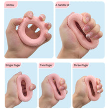 Load image into Gallery viewer, Grip Ring Double Strength Professional Exercise Hand Strength Arm Hand Strength Rehabilitation Training Massage Silicone Grip