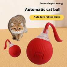 Load image into Gallery viewer, Cat Interactive Ball Toys Automatic Rolling Ball Faux Tail Rechargeable Smart Pet Electric Toy Dog Cat Training Imitate Mouse