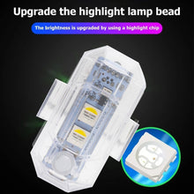Load image into Gallery viewer, Motorcycle LED Warning Mini Signal Light Wireless Flash Turn Signal Indicator for Scooter Car DJI Avata/Mavic 3 Pro Drone Strobe Light