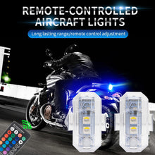 Load image into Gallery viewer, Motorcycle LED Warning Mini Signal Light Wireless Flash Turn Signal Indicator for Scooter Car DJI Avata/Mavic 3 Pro Drone Strobe Light