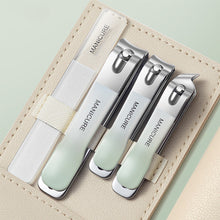 Load image into Gallery viewer, Gradient Color Nail Clippers Set Portable Stainless Steel Nail Clippers Durable Antioxidant Rust Resistant Household Manicure Tools