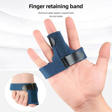 Load image into Gallery viewer, Finger Fixed Strap Adjustable Aluminum Strip Fixed Support Strap Finger Toe Fixed Support Protective Sleeve Phalangeal Brace