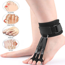 Load image into Gallery viewer, Toe Tractor Bigfoot Bone Overlapping Toe Separator Comfortable Adjustable Cone-toe Toe-bending Orthotics Toe Adjusting Foot Guard