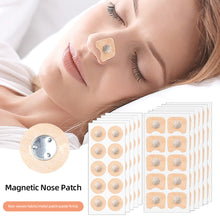 Load image into Gallery viewer, 10pcs/sheet Metal Patch Anti-snoring Nasal Patches Soft Skin-friendly Physical Correction Breathing Patches Congestion Nasal Patches
