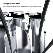 Load image into Gallery viewer, Electric Nose Hair Trimmer Rechargeable Portable Washable Digital Display Nose Hair Clipper Facial Cleaning Tool for Men
