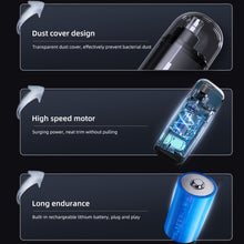 Load image into Gallery viewer, Electric Rechargeable Nose Hair Trimmer Portable Waterproof Digital Display Hair Trimmer Nose Ear Trimmer Men Facial Care