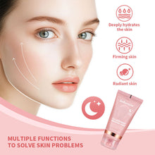 Load image into Gallery viewer, Collagen Night Cream Peel-off Facial Mask Deeply Moisturize Nourish Tighten Rejuvenate Skin Smear Collagen Facial Mask Night Skin Care