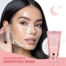 Load image into Gallery viewer, Collagen Night Cream Peel-off Facial Mask Deeply Moisturize Nourish Tighten Rejuvenate Skin Smear Collagen Facial Mask Night Skin Care