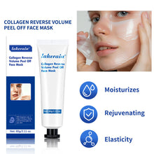 Load image into Gallery viewer, Hydrolyzed Collagen Peel Off Facial Mask Moisturize Nourish Support Skin Elasticity Non-sticky Hydrolyzed Facial Mask Skin Care