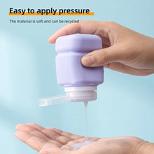 Load image into Gallery viewer, 60/90ML Durable Portable Sub-bottle Cosmetics Lotion Face Cream Leakproof Storage Bottle Washable Reusable Silicone Travel Bottle