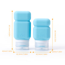 Load image into Gallery viewer, 60/90ML Durable Portable Sub-bottle Cosmetics Lotion Face Cream Leakproof Storage Bottle Washable Reusable Silicone Travel Bottle