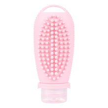 Load image into Gallery viewer, 100ML Shampoo Brush Sub-bottle Two-in-one Portable Washable Reusable Silicone Travel Bottle Shampoo Lotion Leakproof Storage Bottle