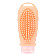 Load image into Gallery viewer, 100ML Shampoo Brush Sub-bottle Two-in-one Portable Washable Reusable Silicone Travel Bottle Shampoo Lotion Leakproof Storage Bottle