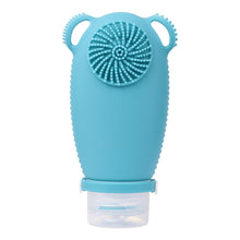 Load image into Gallery viewer, 100ML Facial Brush Sub-bottle Two-in-one Portable Silicone Travel Bottle Cosmetics Shampoo Lotion Leakproof Storage Bottle