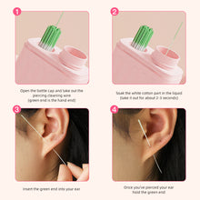 Load image into Gallery viewer, Gentle Non-irritating Skin-friendly Ear Piercing Care Solution Removing Odors Earwax Anti-Blocking Disposable Ear Piercing Cleaning Lines