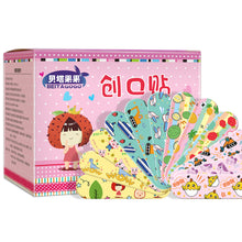 Load image into Gallery viewer, 120pcs/box Colorful Cartoon Cute Band Aids Waterproof Breathable Strong Adhesion Wound Hemostasis Anti-Bacterial Woundplast