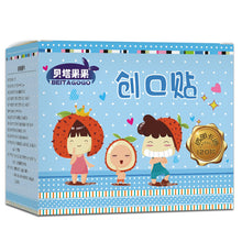 Load image into Gallery viewer, 120pcs/box Cartoon Transparent Band Aids Waterproof Breathable Cute Wound Hemostasis Anti-Bacterial First-Aid Woundplast