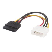Load image into Gallery viewer, IDE Molex 4 pin to 1/2/3 x SATA Power Cable Serial ATA Y Splitter Hard Driver Dual Extension Cord Adapter Connector
