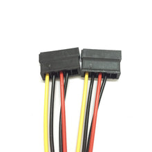 Load image into Gallery viewer, IDE Molex 4 pin to 1/2/3 x SATA Power Cable Serial ATA Y Splitter Hard Driver Dual Extension Cord Adapter Connector