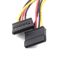 Load image into Gallery viewer, IDE Molex 4 pin to 1/2/3 x SATA Power Cable Serial ATA Y Splitter Hard Driver Dual Extension Cord Adapter Connector